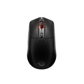 SteelSeries Rival 3 Wireless Gen 2 Gaming Mouse 2.4GHz and Bluetooth 18000 DPI TrueMove Air Optical Sensor 60 Million Click Durability Light-Weight 100% PTFE Feet Black