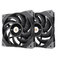 Thermaltake Tougfan 12 High Static Pressure Radiator Fan (2 Fan Pack) - Black