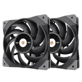 Thermaltake Tougfan 12 High Static Pressure Radiator Fan (2 Fan Pack) - Black