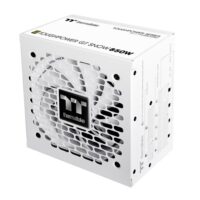 Thermaltake ToughPower GT 850W ATX 3.1 Standard Power Supply - 80 Plus Gold Efficiency Fully Modular, Smart Zero Fan Native 300W PCIe 5.1 Connector - Snow - Image 3