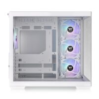 Thermaltake View 380 TG ARGB Mid Tower Gaming Case - Snow - Image 2