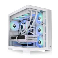 Thermaltake View 380 TG ARGB Mid Tower Gaming Case - Snow