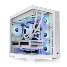 Thermaltake View 380 TG ARGB Mid Tower Gaming Case - Snow