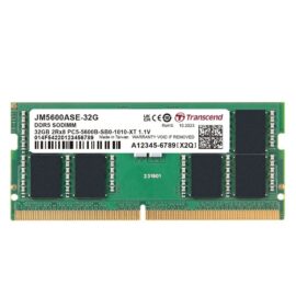 Transcend JetRam 32GB (1x32GB) 4800MHz C40 DDR5 SO-DIMM Laptop Memory