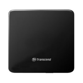Transcend Slim Portable DVD Writer - Black