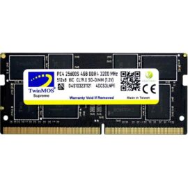 Twinmos 4GB 3200MHz C22 DDR4 Laptop Memory