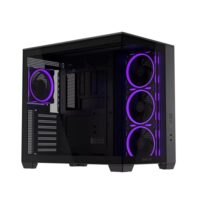 ASUS A32 Plus TG ARGB ATX PC Case - Black - Image 2