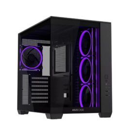 ASUS A32 Plus TG ARGB ATX PC Case - Black