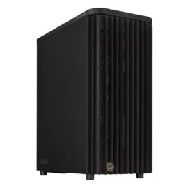 ASUS ProArt PA401 Wood Edition Black Metal Panel Mid Tower PC Case - Black