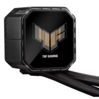 ASUS TUF Gaming LC III 360 ARGB LCD all-in-one liquid CPU cooler with pre-installed & integrated triple fans designed for high airflow and static pressure 2.8" LCD for hardware monitoring custom GIFs and MP4 video clips - Black - Image 5