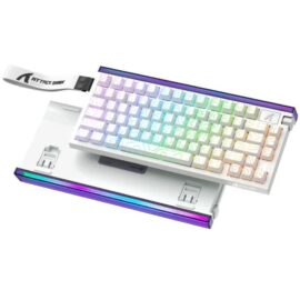 ATTACK SHARK R85 HE Rapid Trigger Keyboard Magnetic Switch with Custom Lightbox - White Contours