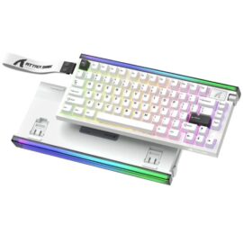 ATTACK SHARK R85 HE Rapid Trigger Keyboard Magnetic Switch with Custom Lightbox - White