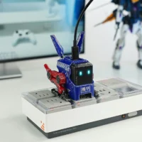 GravaStar Alpha65 GaN 65W Wall Charger - War Damaged Blaze Blue - Image 6