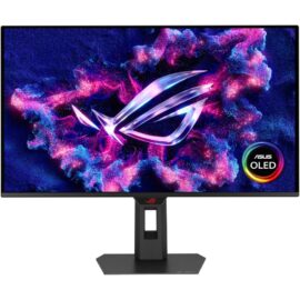 Asus Rog Strix XG27ACDMS Gaming Monitor- 27-inch 1440p QD-OLED Panel 280 Hz 0.03ms Custom Heatsink Neo Proximity Sensor Uniform Brightness G-SYNC Compatible - Black