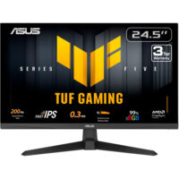 Asus TUF Gaming Series 5 VG259Q5A Gaming Monitor 24.5-inch Full HD (1920x1080) 200Hz Fast IPS ELMB 0.3ms GTG (min.) Stereo speaker DisplayWidget Center