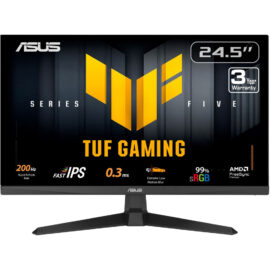 Asus TUF Gaming Series 5 VG259Q5A Gaming Monitor 24.5-inch Full HD (1920x1080) 200Hz Fast IPS ELMB 0.3ms GTG (min.) Stereo speaker DisplayWidget Center