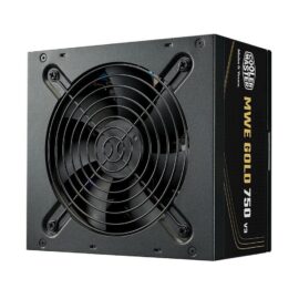 Cooler Master MWE Gold 750 V3 Non-Modular PSU, 750W, 80 Plus Gold, ATX 3.1, Zero RPM Mode