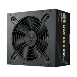 Cooler Master MWE Gold 850 V3 Non-Modular PSU, 850W, 80 Plus Gold, ATX 3.1, Zero-RPM Mode