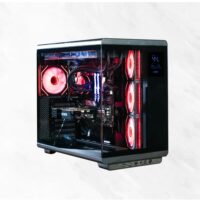 CrystalX CyberVision U600B-N Mid Tower Gaming Case Black