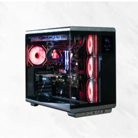 CrystalX CyberVision U600B-N Mid Tower Gaming Case Black