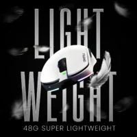 CrystalX Frost X20 Ultra-Lightweight Design Wireless Gaming Mouse White - Image 4