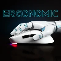 CrystalX Frost X20 Ultra-Lightweight Design Wireless Gaming Mouse White - Image 5