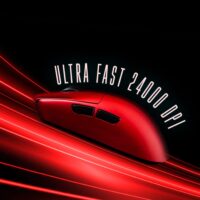 CrystalX NOVA X21 Coco Super Lightweight Design Wireless Gaming Mouse Red