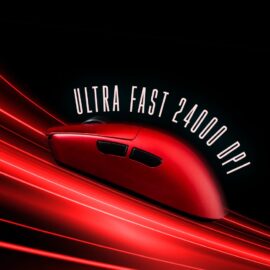 CrystalX NOVA X21 Coco Super Lightweight Design Wireless Gaming Mouse Red