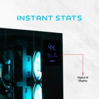 CrystalX Vortex Pro V-331 Full Tempered Glass ATX Case Black - Image 4