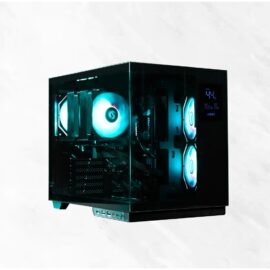CrystalX Vortex Pro V-331 Full Tempered Glass ATX Case Black