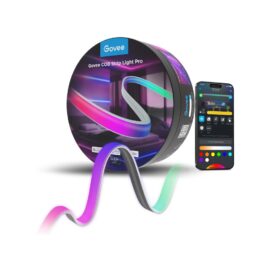 Govee COB LED Strip Light Pro LED Lights for Bedroom Compatible with Alexa Google Assistant and Matter RGBICW Light with Warm White Smart Strip Light LED Lights for Bedroom Color Changing 9.8ft