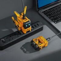 GravaStar Alpha65 GaN 65W Wall Charger - War Damaged Yellow - Image 6