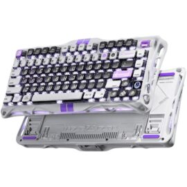 GravaStar Mercury V75- HE Gaming Keyboard 75% Layout Jade Pro Switch 8kHz Polling Rate Semi-Aluminum Construction Dynamic Rapid Trigger Mecha Gray