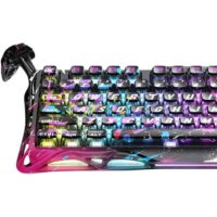 GravaStar Mercury V75 Pro Gaming Keyboard Special Edition 75% Layout Jade Gaming Switch 8kHz Polling Rate Semi-Aluminum Construction Dynamic Rapid Trigger Neon Graffiti - Image 2