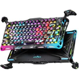 GravaStar Mercury V75 Pro Gaming Keyboard Special Edition 75% Layout Jade Gaming Switch 8kHz Polling Rate Semi-Aluminum Construction Dynamic Rapid Trigger Neon Graffiti