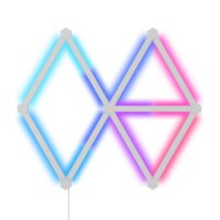 Nanoleaf Lines WiFi Smart RGBW 16M Color LED Dimmable Gaming and Home Decor Wall Lights 60 Degree Smarter Kit (9 Lines) - Image 2