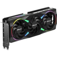 PNY GeForce RTX 5070 ARGB EPIC-X RGB OC Triple Fan Graphics Card 12GB GDDR7 192-Bit Memory 2.16 GHz Base Clock 28 Gbps Memory Speed 6144 CUDA Cores PCI-Express 5.0 - Image 2