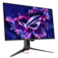 Asus ROG Swift OLED PG32UCDMR Gaming Monitor 32-inch (31.5 inch viewable) 4K (3840 x 2160) QD-OLED panel, 240 Hz, 0.03 ms (GTG), G-SYNC® compatible, custom heatsink, Neo Proximity Sensor, uniform brightness, 99% DCI-P3, OLED Care Pro 90 W Type-C and ASUS DisplayWidget Center DisplayPort 2.1a UHBR20 (80Gbps full bandwidth) - Image 2