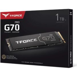 TeamGroup T-FORCE G70 PRO (Aluminum) M.2 2280 1TB PCIe 4.0 x4 with NVMe 1.4 TLC Internal Solid State Drive (SSD)