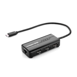 UGREEN 30289 USB Type C 3 Port Hub with Fast Ethernet