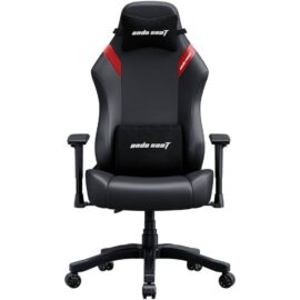 Anda Seat Luna Gaming Chair Ergonomic Reclining Video Game Chair Black/Red