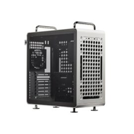 Cooler Master Qube 540 Compact ATX Cube Design Case - Modular Internal Layout 360mm Radiator Support USB 3.2 Gen 2x2 Type-C Port (Moonstone)