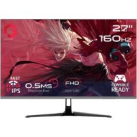 GAMEON GOES27FHD160IPS 27" Gaming Monitor IPS Display FHD Resolution 160Hz Refresh Rate 0.5ms (MPRT) Response Time AMD FreeSync Technology Black