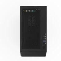GIGABYTE C103 Glass Global Mid-Tower Gaming PC Case - Black with 1 ARGB Fan - Image 4