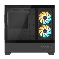 GIGABYTE C201 PANORAMIC Mid Tower Gaming Case - Black - Image 3