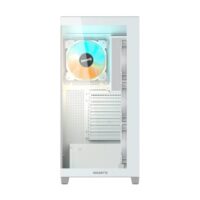 GIGABYTE C500 Panoramic SteaICE Mid Tower Gaming Case - White - Image 4