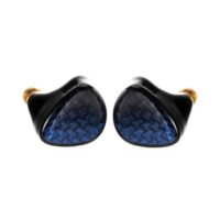 Kinera Celest Wyvern Black Remaster 10mm LCP 2.0 Diaphragm Custom Dynamic Driver In Ear IEM Earphones With Mic Cable Headphones (3.5mm Boom Mic Blue Color)