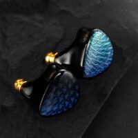 Kinera Celest Wyvern Black Remaster 10mm LCP 2.0 Diaphragm Custom Dynamic Driver In Ear IEM Earphones With Mic Cable Headphones (3.5mm Boom Mic Blue Color) - Image 3
