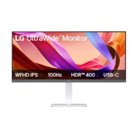 LG UltraWide 34U530A-W 34” 100Hz IPS LED Monitor Full HD Resolution HDR10 Support USB-C Connectivity sRGB 99% AMD FreeSync White