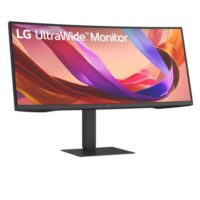 LG UltraWide 34U650A-B 34” 100Hz Curved IPS Monitor QHD Resolution HDR10 Support USB-C Connectivity sRGB 99% Color Accuracy AMD FreeSync Slim Bezel Design Black - Image 2